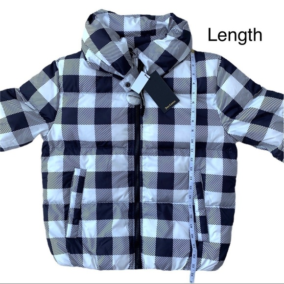 Juicy Couture Buffalo Check Plaid Heavy Warm Snow Winter Gingham Puffer Coat - Picture 12 of 16